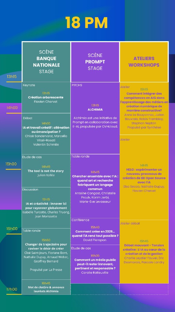 Programme Jour 1 - Après-midi
